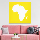 Golden Poppy Audacious Africa Leinwanddruck (Insitu (Wohnzimmer))