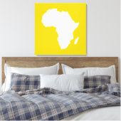 Golden Poppy Audacious Africa Leinwanddruck (Insitu (Schlafzimmer))