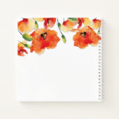 Golden Poppy Letters to Daughter Journal Notizblock (Rückseite)