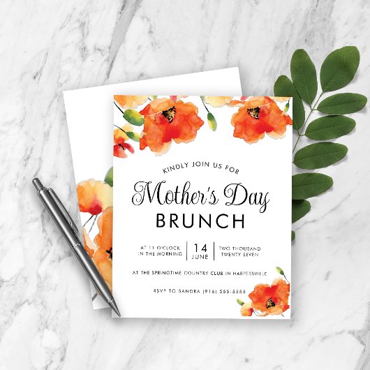 Golden Poppy Mother Day Brunch