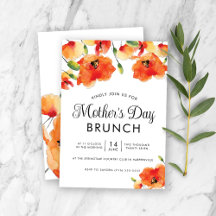 Golden Poppy Mother Day Brunch