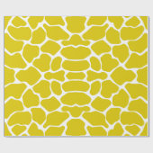 Golden Poppy Safari Giraffe Geschenkpapier (Flach)