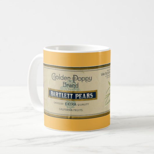 Golden Poppy Tasse (Vorderseite Links)