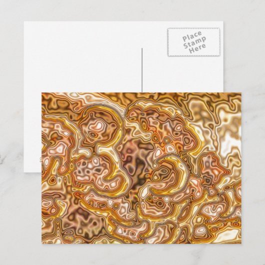 GOLDEN POSTKARTE (Vorne/Hinten)