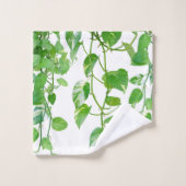 Golden Pothos Ivy Dream #1 #tropical #wall #art Badhandtuch Set (Waschlappen)