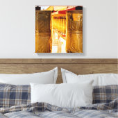 Golden Prayer Wheels Leinwanddruck (Insitu (Schlafzimmer))
