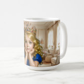 Golden Princess Eleganz Kaffeetasse (VorderseiteRechts)