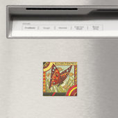 Golden Pumpkin/Crate Label Magnet (In Situ (Geschirrspüler))