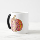 Golden Pumpkin & Floral Delight Coffee Tasse (Vorderseite Links)