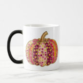 Golden Pumpkin & Floral Delight Coffee Tasse (Links)