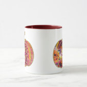 Golden Pumpkin & Floral Delight Coffee Tasse (Zentrum)