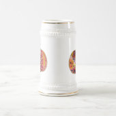 Golden Pumpkin & Floral Delight Coffee Tasse (Mittel)