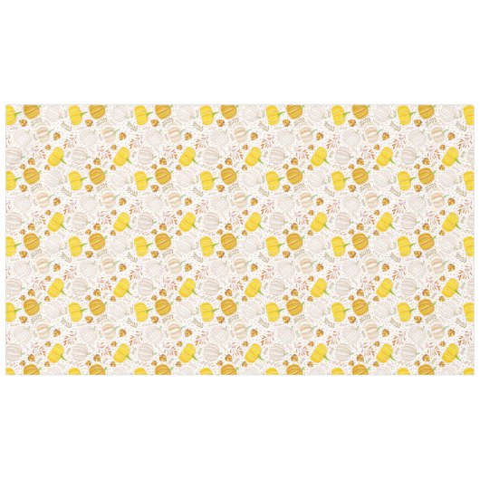 Golden Pumpkin Harvest Tablecloth Tischdecke (Vorderseite (Horizontal))