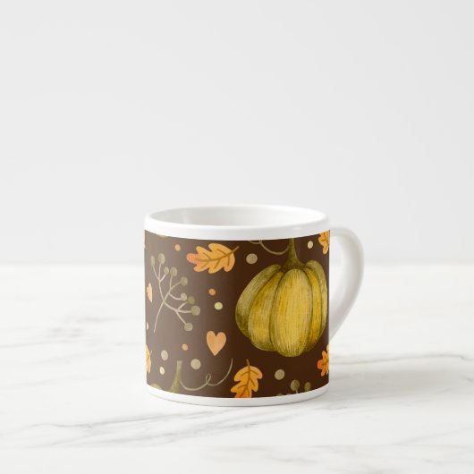 Golden Pumpkins Espresso Cup Espressotasse (Vorderseite Rechts)