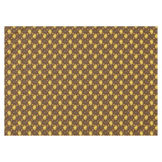 Golden Pumpkins Tableclout Tischdecke (Vorderseite (Horizontal))