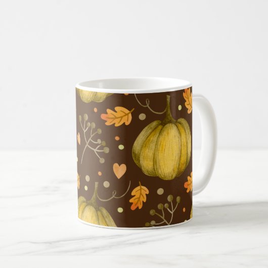 Golden Pumpkins Tasse (VorderseiteRechts)