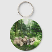 Golden Puppies Schlüsselanhänger (Vorderseite)