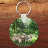 Golden Puppies Schlüsselanhänger (Vorderseite)