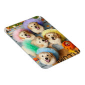 Golden Puppies Trick oder Behandlung Magnet (Rechte Seite)