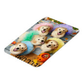 Golden Puppies Trick oder Behandlung Magnet (Linke Seite)