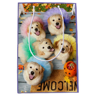 Golden Puppies Trick oder Treten Mittlere Geschenktüte