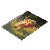 Golden Puppy Play-Time Notebook Notizblock (Linke Seite)