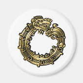 Golden Quetzalcoatl Magnet (Vorne)