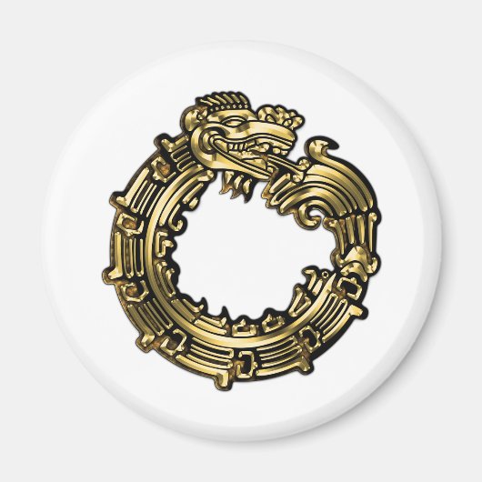 Golden Quetzalcoatl Magnet (Vorne)