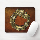 Golden Quetzalcoatl Mousepad (Mit Mouse)