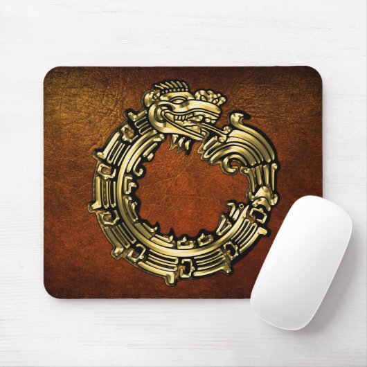 Golden Quetzalcoatl Mousepad (Mit Mouse)
