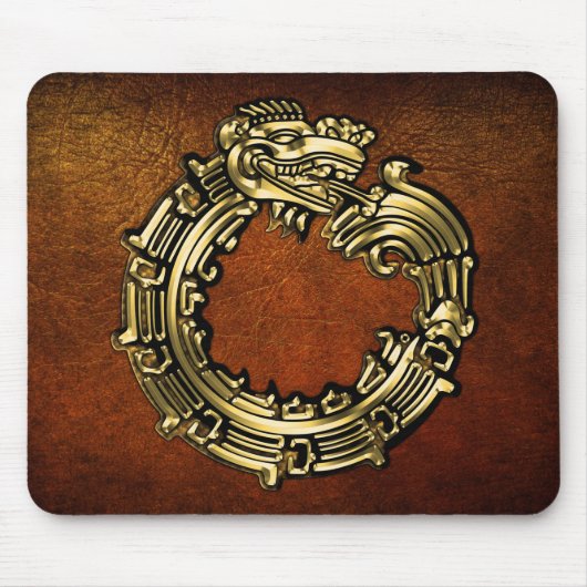 Golden Quetzalcoatl Mousepad (Vorne)