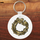 Golden Quetzalcoatl Schlüsselanhänger (Vorderseite)