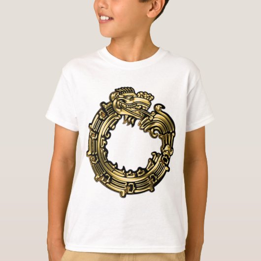 Golden Quetzalcoatl T-Shirt (Vorderseite)