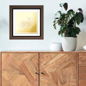 Golden Rabbit Foliendrucke