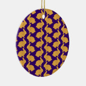 Golden Rabbits Keramikornament (Rechts)