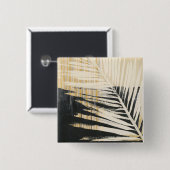 Golden Raffia - Palm Fronds Button (Vorne & Hinten)