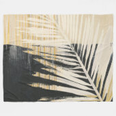 Golden Raffia - Palm Fronds Fleecedecke (Vorderseite (Horizontal))
