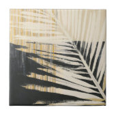 Golden Raffia - Palm Fronds Fliese (Vorderseite)