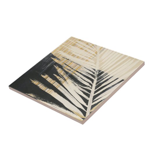 Golden Raffia - Palm Fronds Fliese (Seite)