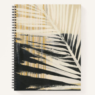 Golden Raffia - Palm Fronds Notizblock