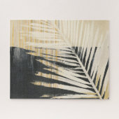 Golden Raffia - Palm Fronds Puzzle (Horizontal)