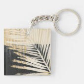 Golden Raffia - Palm Fronds Schlüsselanhänger (Rückseite)