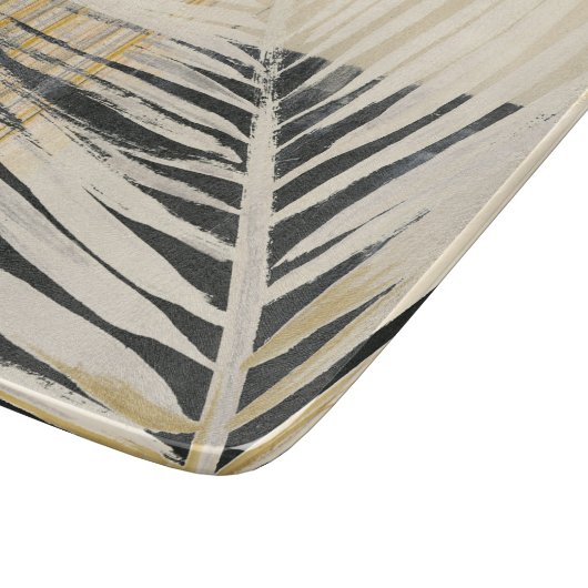 Golden Raffia - Palm Fronds Schneidebrett (Ecke)