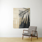 Golden Raffia - Palm Fronds Wandteppich (Beispiel)