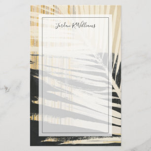 Golden Raffia - Palmfronten Briefpapier