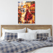 Golden Rain by the Eiffel Tower Leinwanddruck (Insitu (Schlafzimmer))