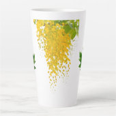 Golden Rain Cascade of Sunlight When Gold Falls Pe Milchtasse (Vorderseite)