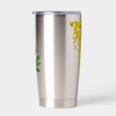 Golden Rain Cascade of Sunlight When Gold Falls Pe Thermobecher (Rechts)