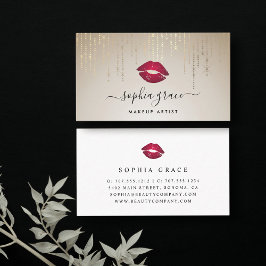 Golden Rain Makeup Visitenkarte