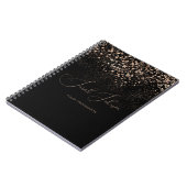 Golden Rain Personalisiertes Berufliches Notebook Notizblock (Linke Seite)